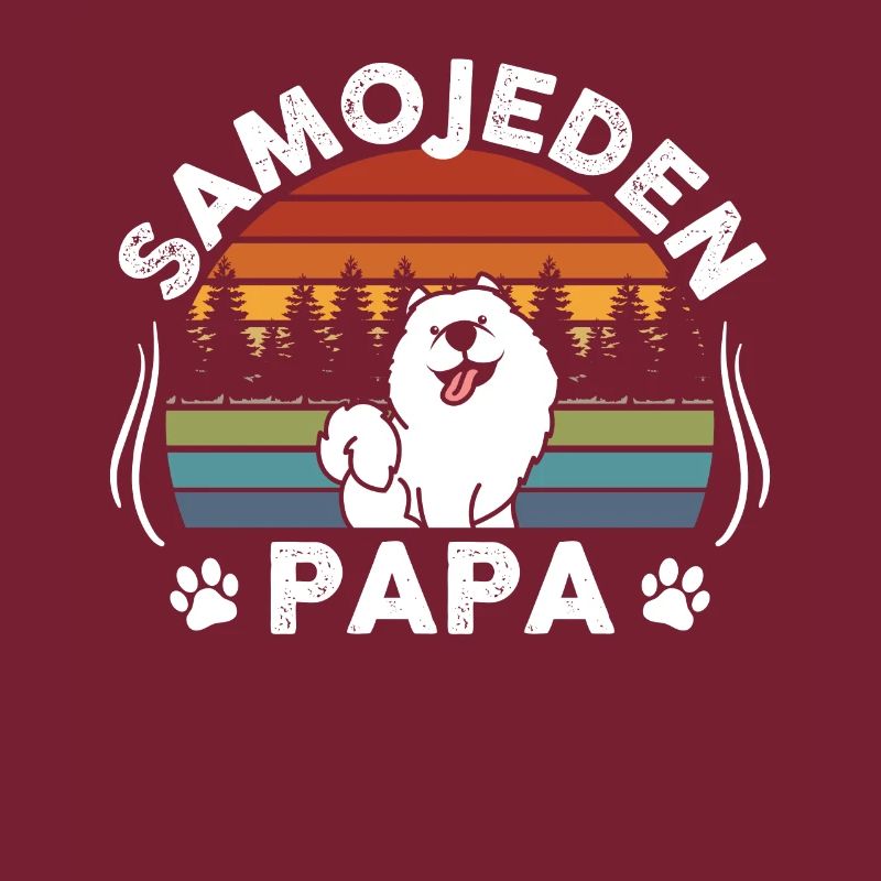 Samojede Samojeden Papa Samojedenhunde Cadeau