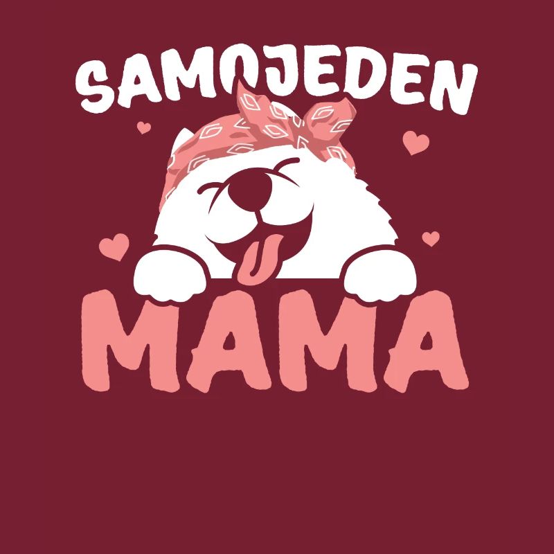 Samojeden Mama Samojede Samojedenhund cadeau