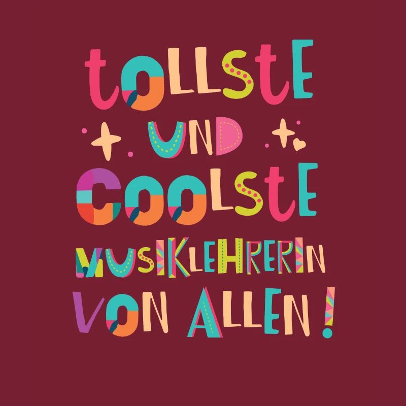 Tollste und Coolste Musiklehrerin Geschenk