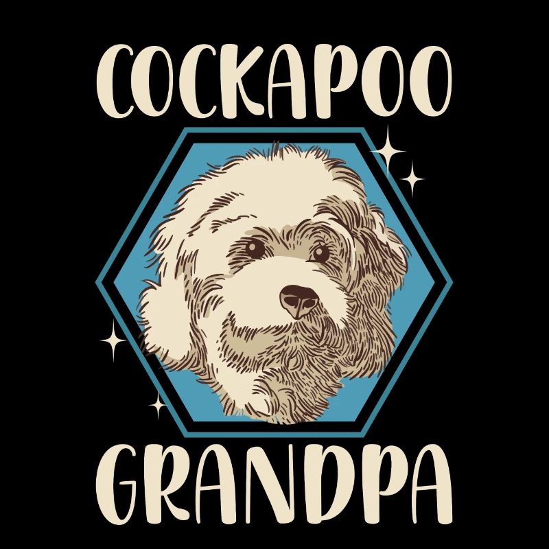 Cockapoo Grandpa Hunde Hundebesitzer Geschenk
