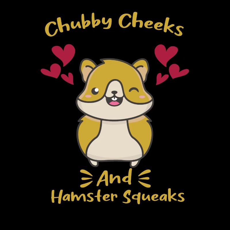 Chubby Cheeks Hamster Squeaks Hamster Cheeks Hearts