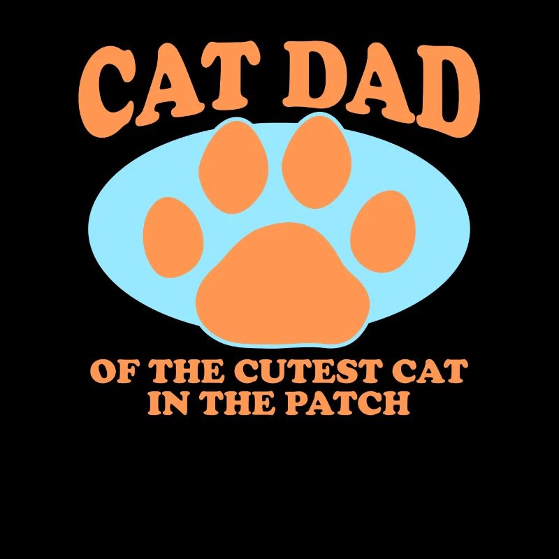 Chat Papa Chats Chat Papa Chat Propriétaire Cadeau
