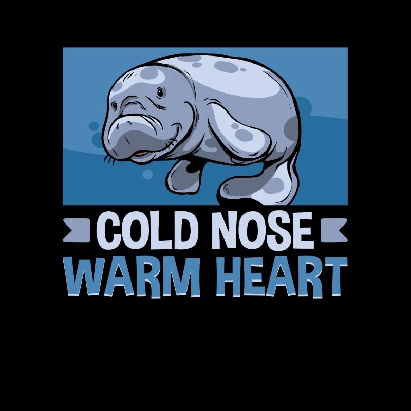Cold Nose Warm Heart Manatee Chubby Manatee