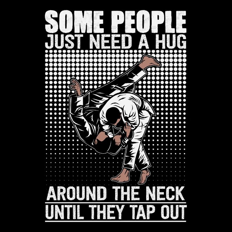 Some People Just Need A Hug Cage Fighter