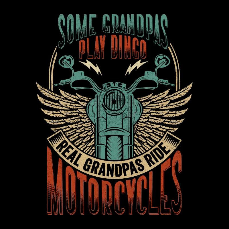 Motorcycle Design with Fun Factor - Grandpa Gift Idea