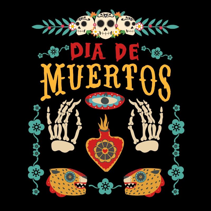 Dia-de-Muertos, Mexico, Sugar Skull, Skeleon Hands