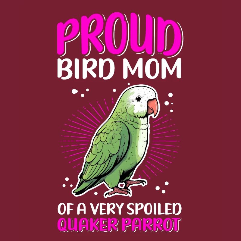 Mönchssittich Papageien Mom Geschenk