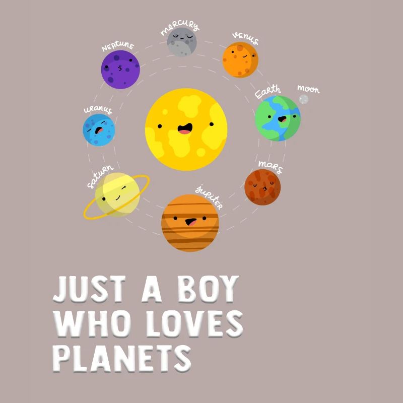 Just A Boy Who Loves Planets Solar System