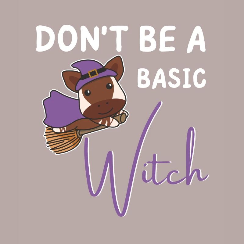 Okapi Halloween Hexen don't be a basic witch