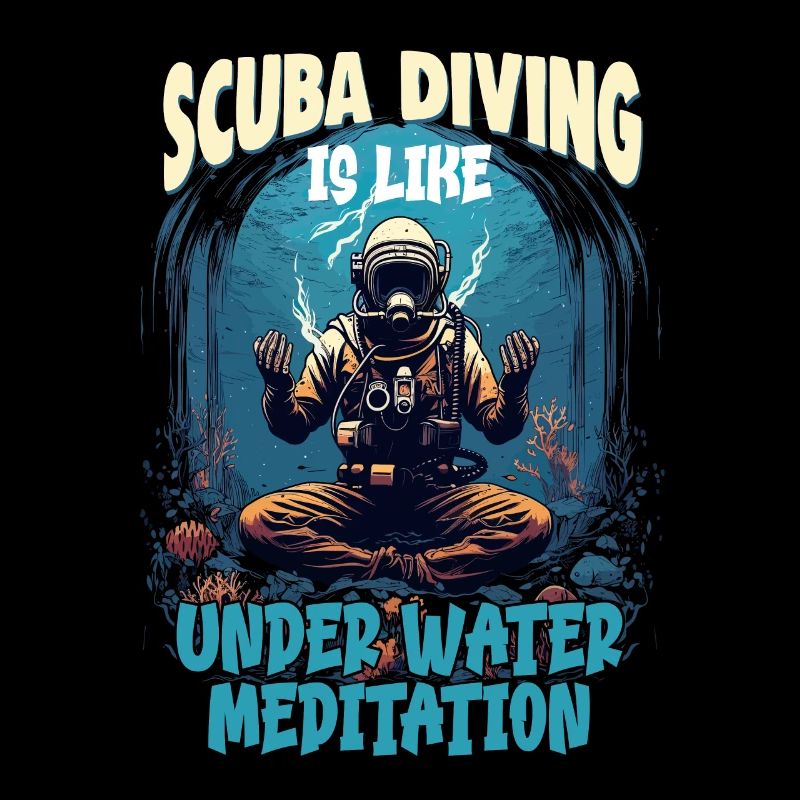 Scuba diver, instructor and fun snorkeling