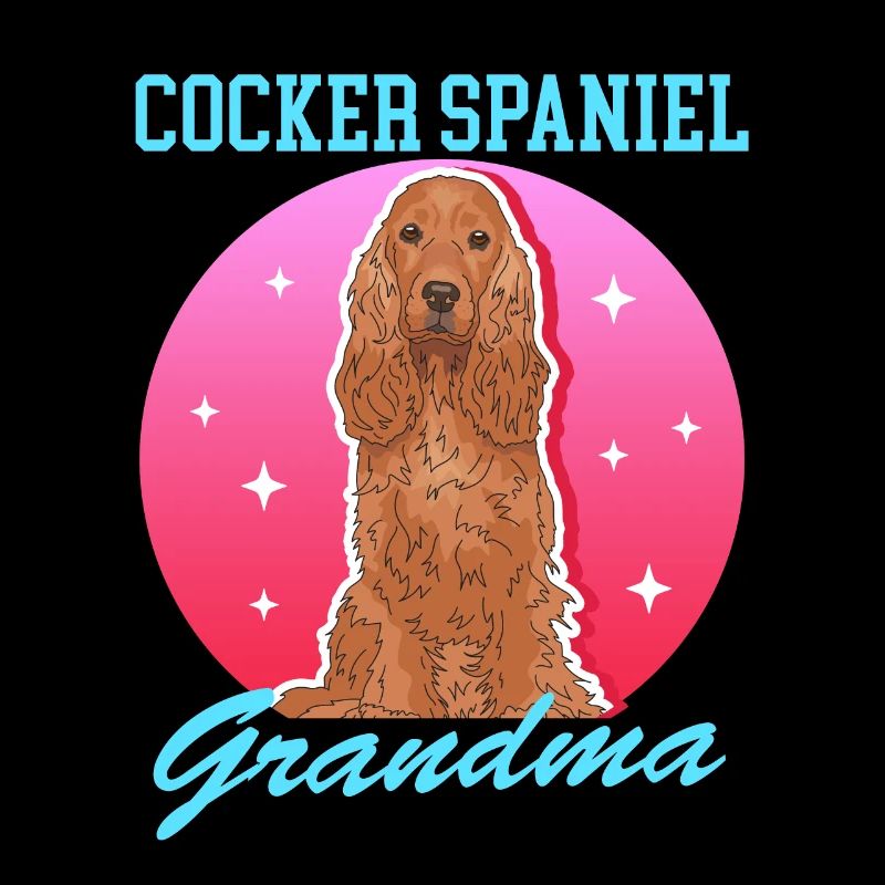 Cocker Spaniel Granny chien Cocker Spaniel cadeau