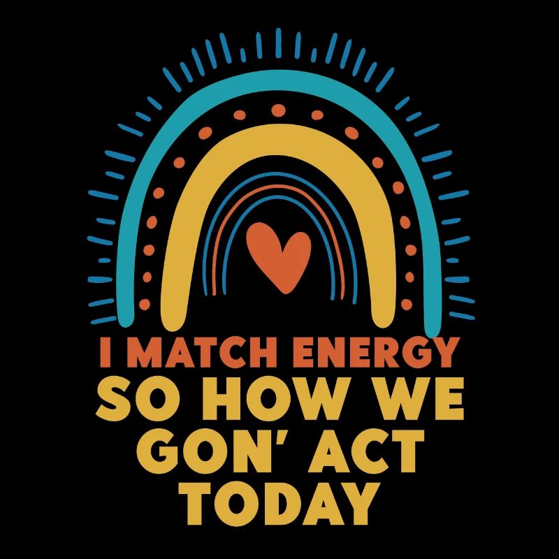 I Match Energy So How We Gon' Act Today