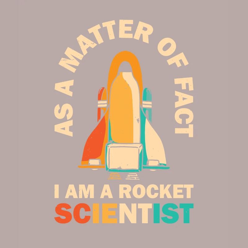 Retro Rocket Scientist Spaceman Space Shuttle
