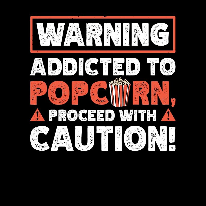 Popcorn Süchtig Filmabend Popped Corn Pop-corn