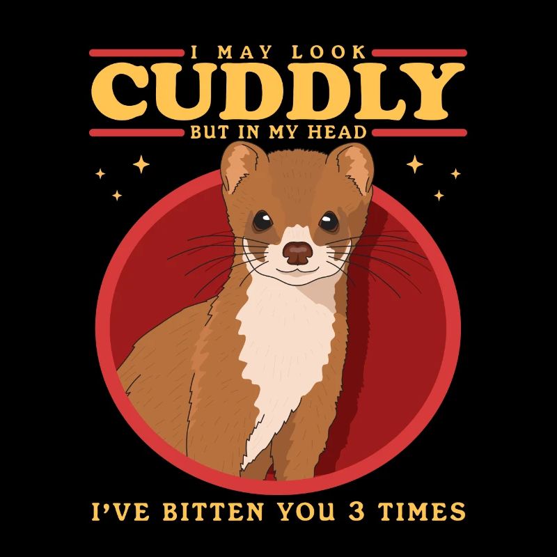 Cadeau Weasel Mouse Weasel Hermännchen