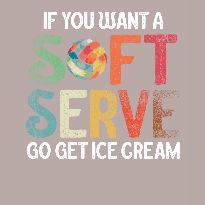 Wenn Sie ein Softeis wollen, holen Sie sich Eis