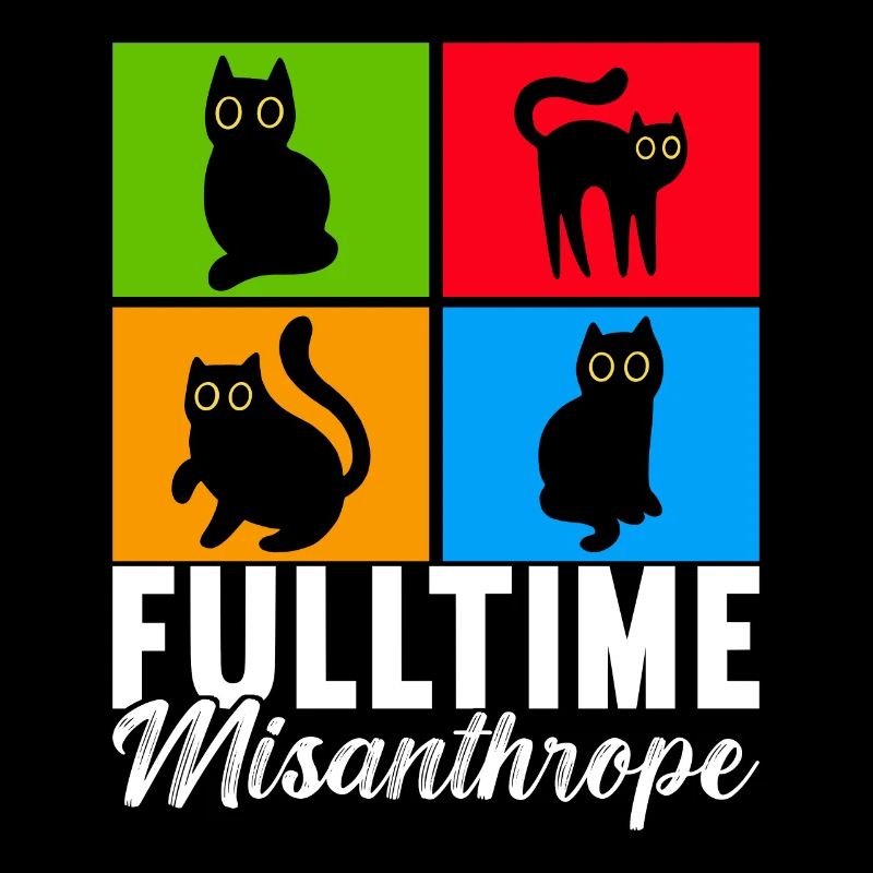 Katzen Misanthrop Sarkasmus