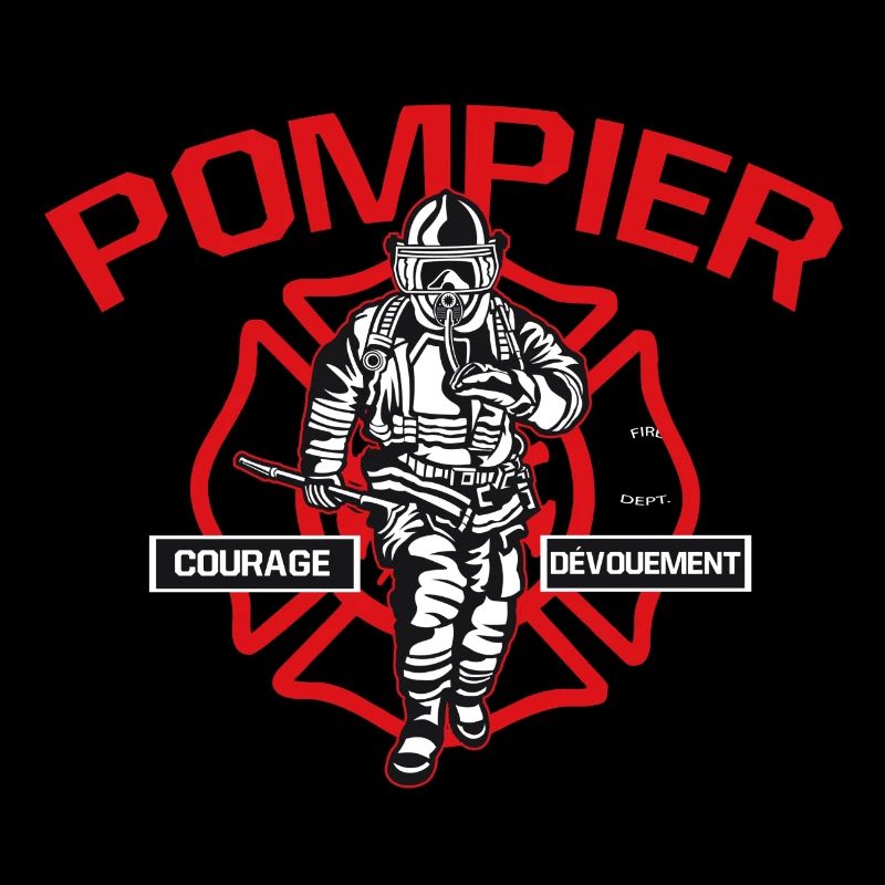 POMPIER courage dévouement