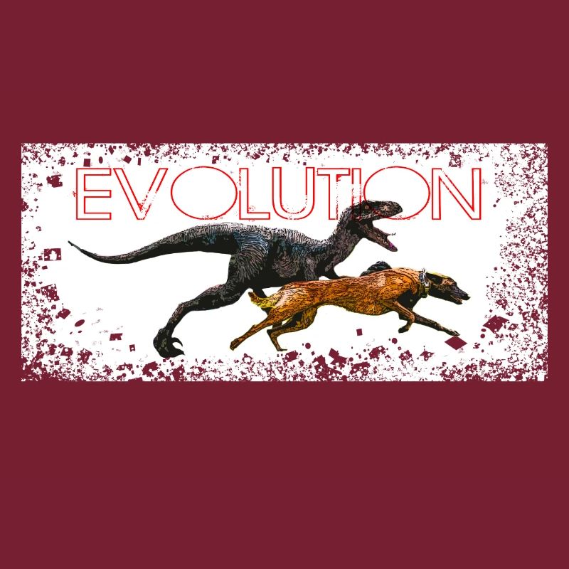 Evolution Comic Hund