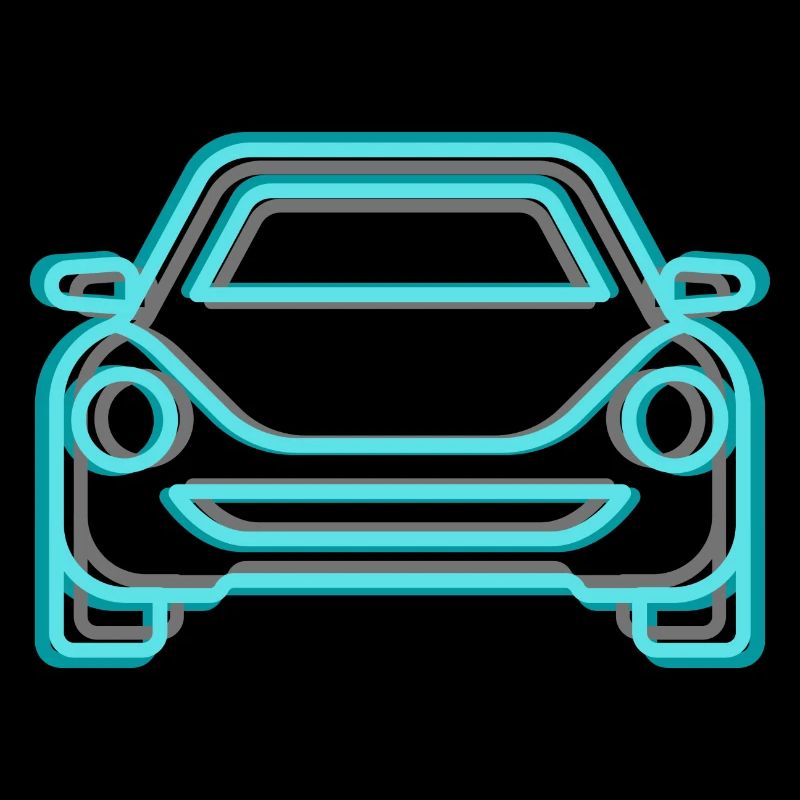 Auto blau