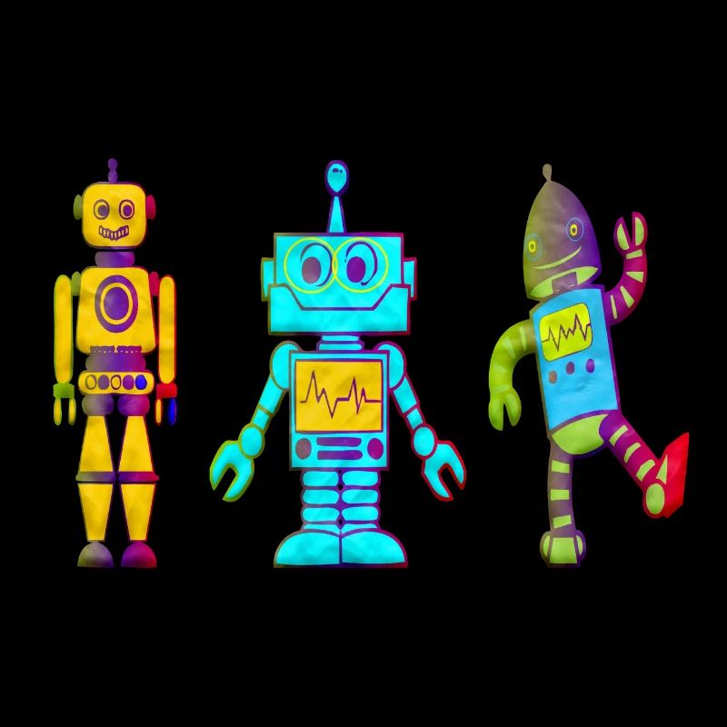 Image d'enfant robot