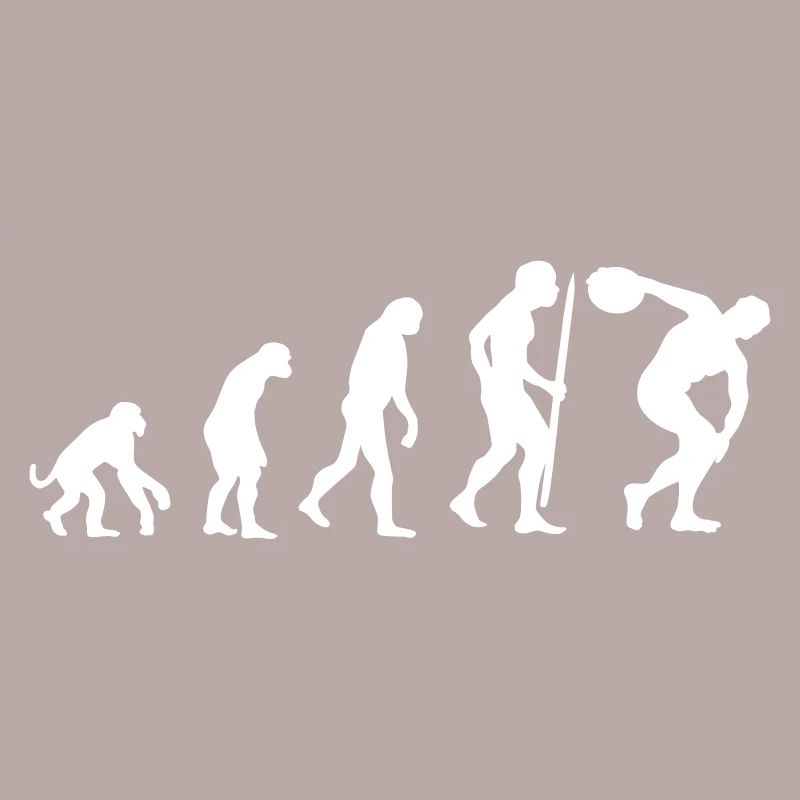 Evolution Diskuswurf Athlet Diskuswerfer