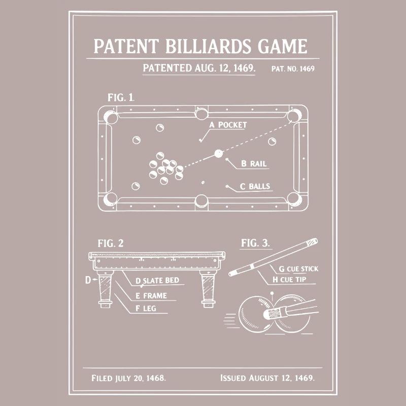 Plan du billard breveté