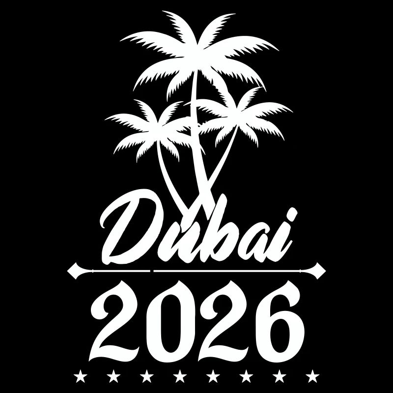 Dubai 2026 Palmen Emblem