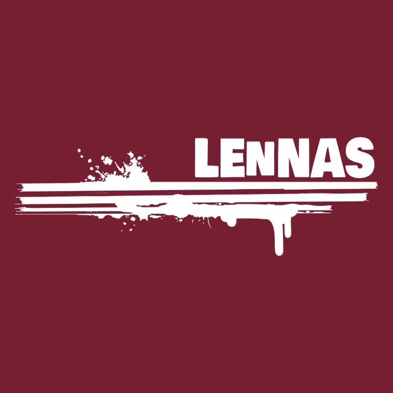 Lennas als Farbklecks