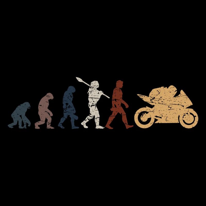 Motorcycle Evolution Vintage Shadow Biker