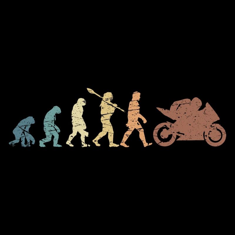 Motorcycle Evolution Vintage Shadow Biker
