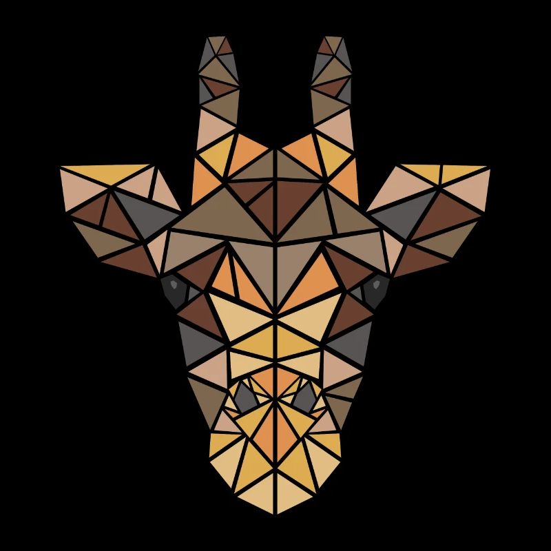 Giraffe - Big 5 - Geometrisch - Geschenk