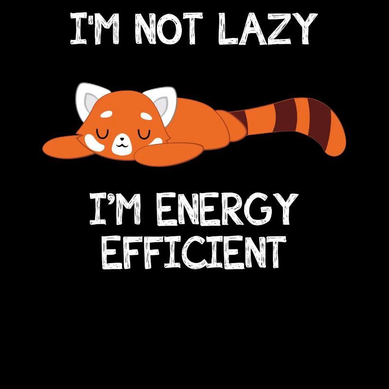 Red Panda - Cat Bear - Lazy - Energy Saving