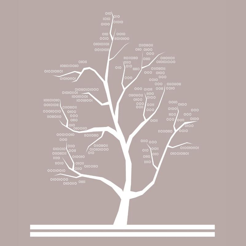 Informatik Lehrer Binärcode Baumstruktur Geschenk