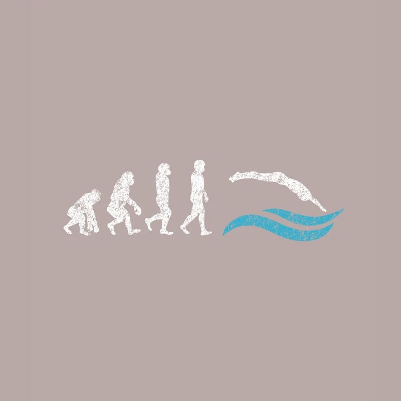 Swimmer Evolution Monkey Gift Jump