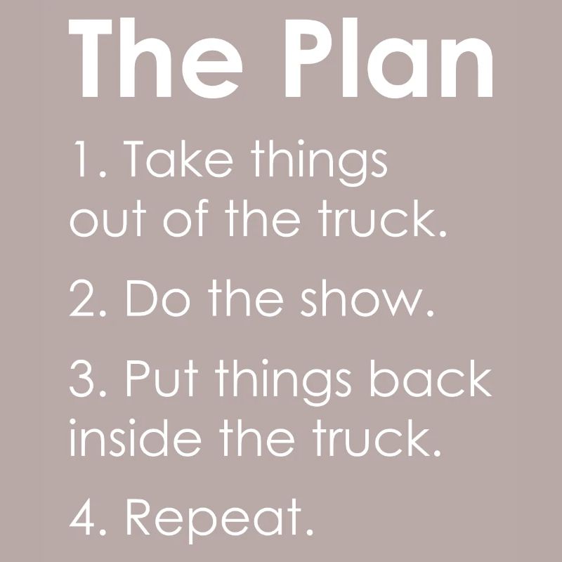 STAGEHAND CREW PLAN Lichttechniker Geschenk