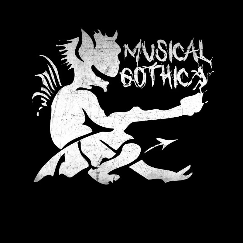Musikalischer Gothics Dämon