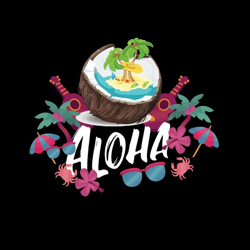 Coconut Fruit Aloha Beaches Hawaii