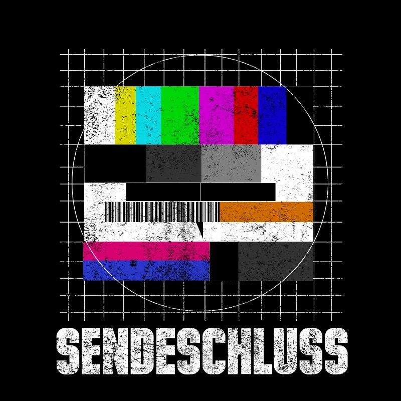 Testbild Sendeschluss 80er 70er 90er