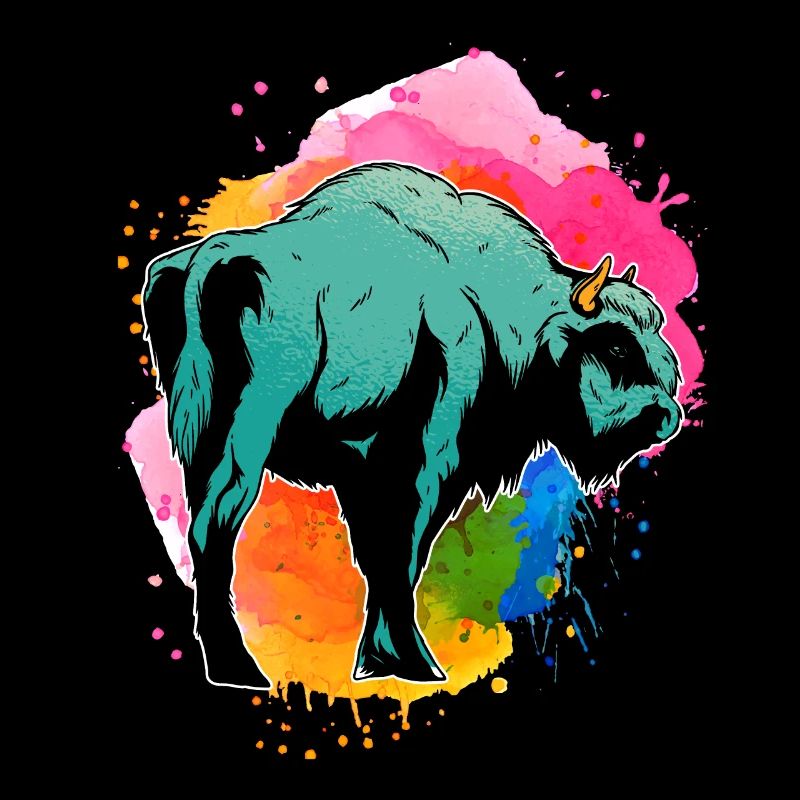Bison Cornes Animaux