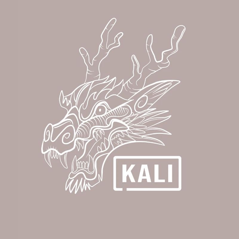 Kali Linux Computer Administrator Tux Dragon Head