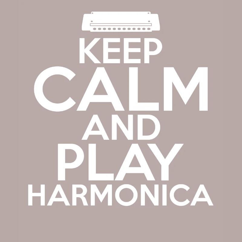Keep Calm And Play Harmonica Harmonica