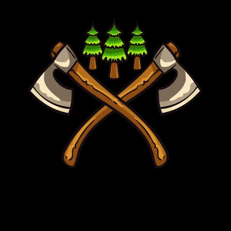 Forêt de bûcherons forestier