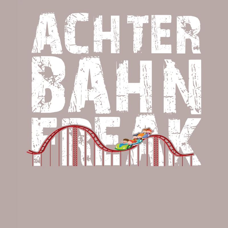 Achterbahn Retro Rollercoaster Freizeitpark Spruch