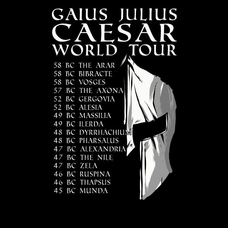 Antike Geschichte Gaius Julius Cäsar Helm Welttour