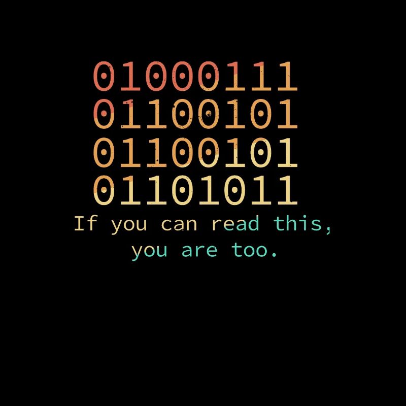 Programmer if you can read this binary code