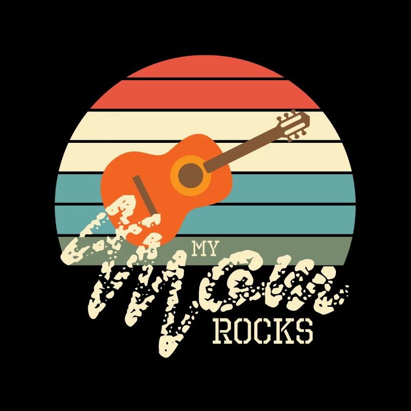 Conception de guitare - My Mom Rocks