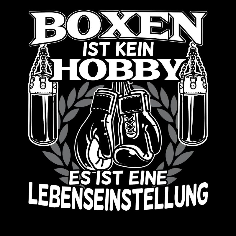 Boxer Boxkampf Boxen ist eine Lebenseinstellung