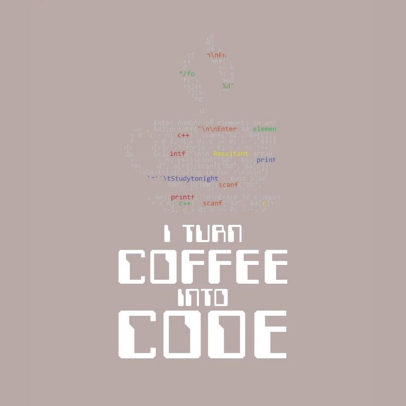 Ich verwandle Kaffee in Code-Codierer, der HTML-Geschenk codiert