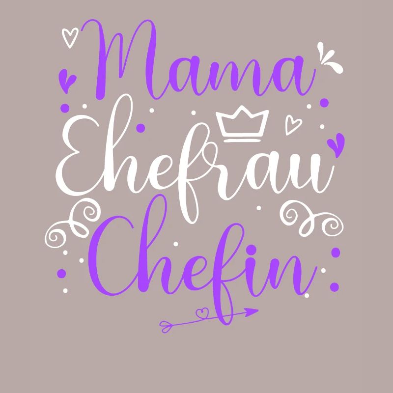 Mama Ehefrau Chefin Herz Muttertag Geschenk
